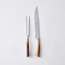 Berti Italian Cornotech-Handled Carving Set