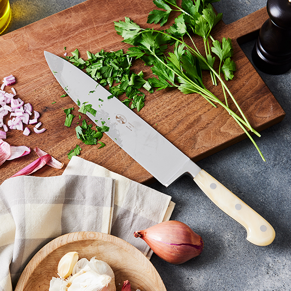 Berti White-Handled Italian Kitchen Knives