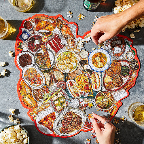 NY Food Heart Puzzle