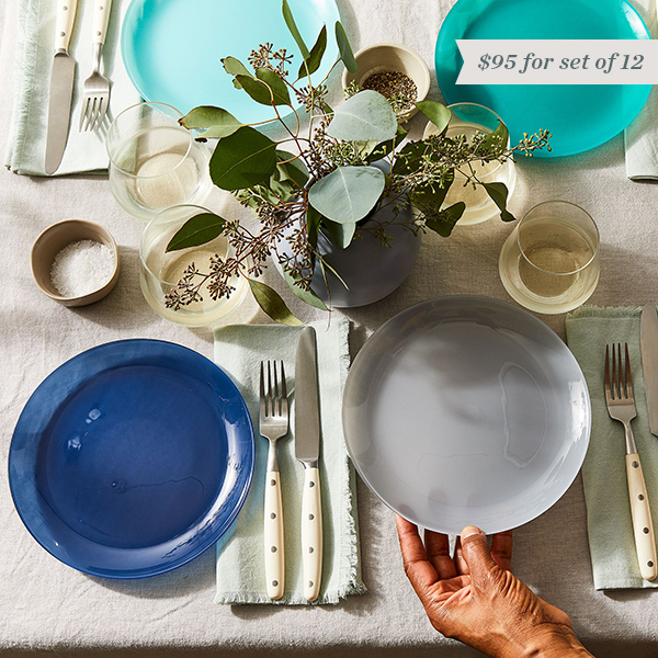 Arty French Glass Dinnerware