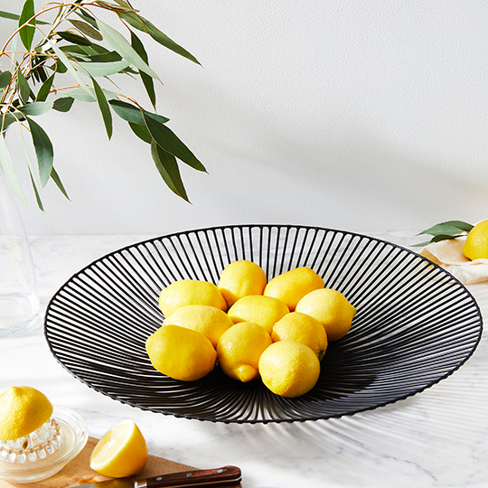 Serax Handcrafted Metal Fruit Bowls Collection