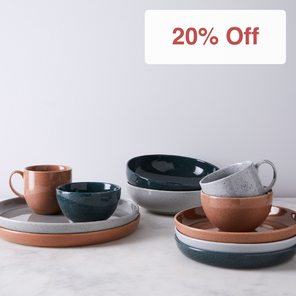 Dansk Raina Speckled Porcelain Dinnerware