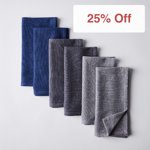 Five Two Everyday Soft Cotton Cloth Napkins