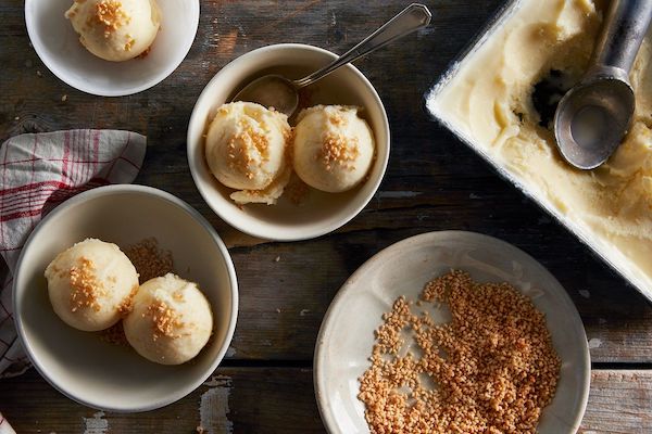 Dori Sanders' No-Churn Fresh Lemon Ice Cream