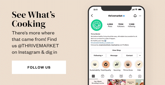 See What's Cooking. Follow Us.