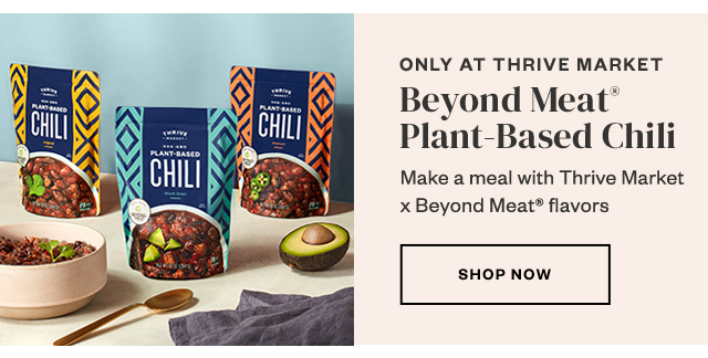 Beyond Meat Plant-Based Chili. Shop now.