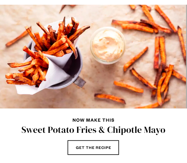 Sweet Potato Fries & Chipotle Mayo
