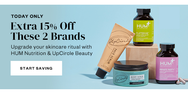 Today Only: Extra 15% off These 2 Brands. Start saving.