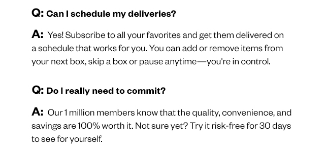 Can I schedule my deliveries?