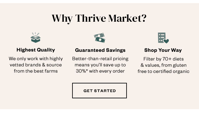 Why Thrive Market?