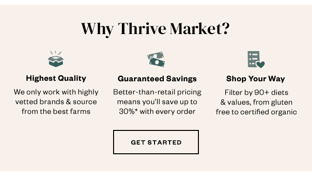 Why Thrive Market?
