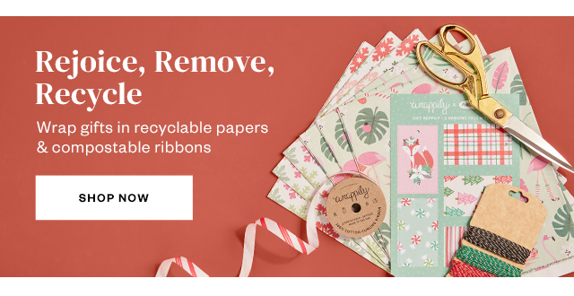 Rejoin, Remove, Recycle. Shop Now.