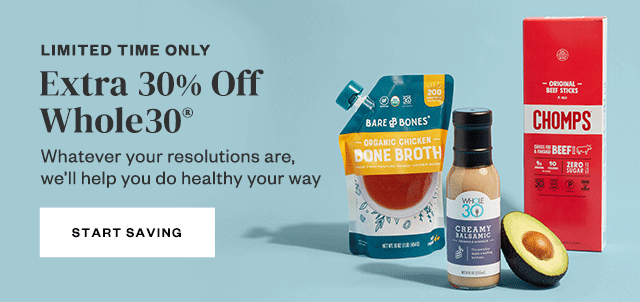 Limited Time Only: Extra 30% Off. Start Saving.