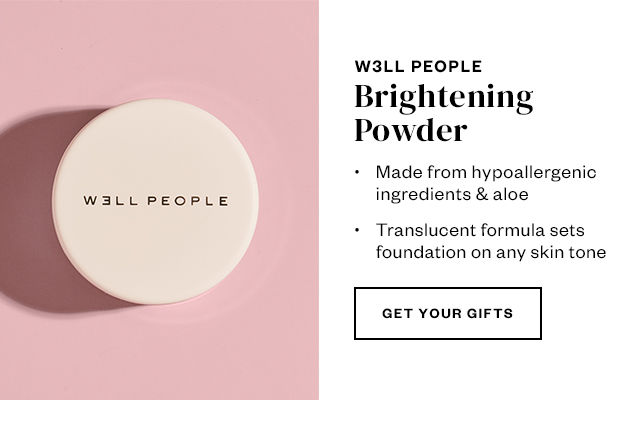 W3LL PEOPLE. Get Your Gifts.