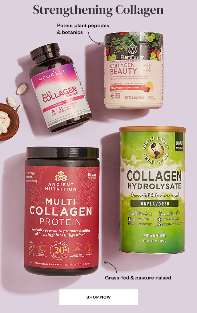 Strengthening Collagen. Shop Now.