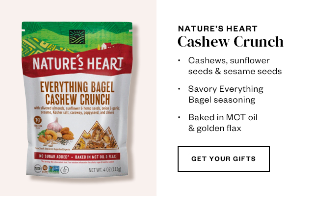 Nature's Heart. Get Your Gifts.