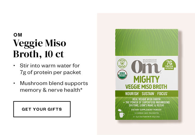 OM. Get Your Gifts.