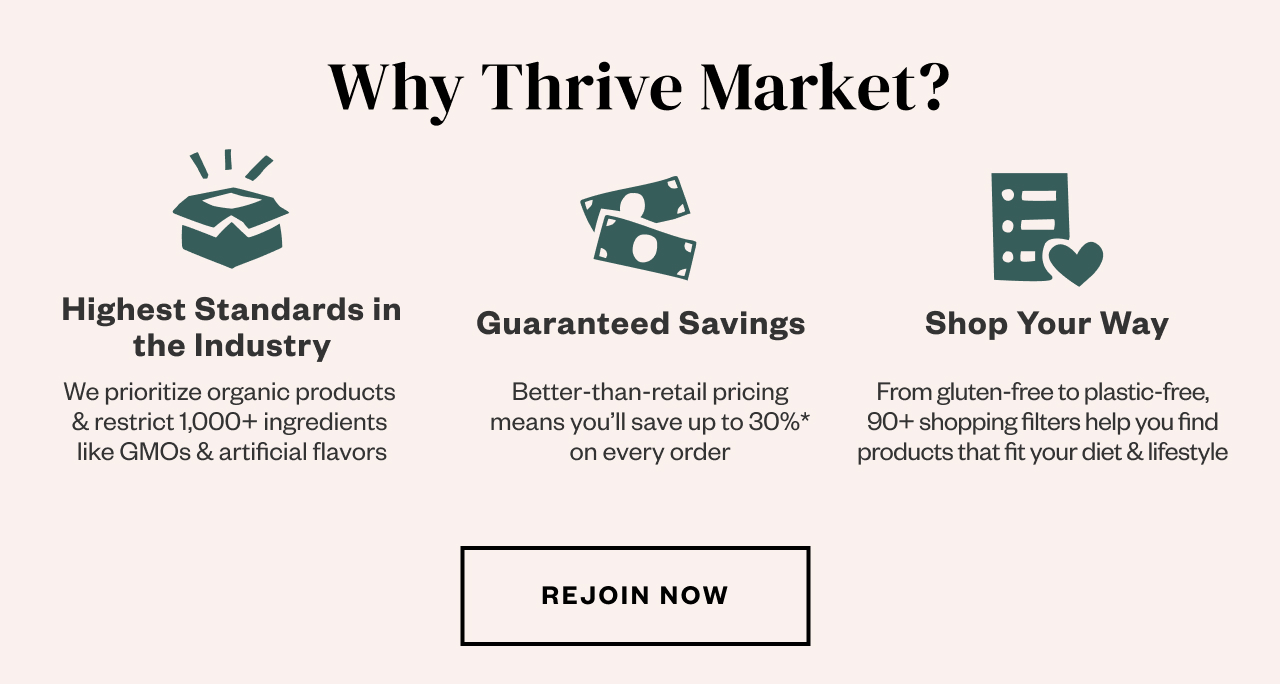 Why Thrive Market?