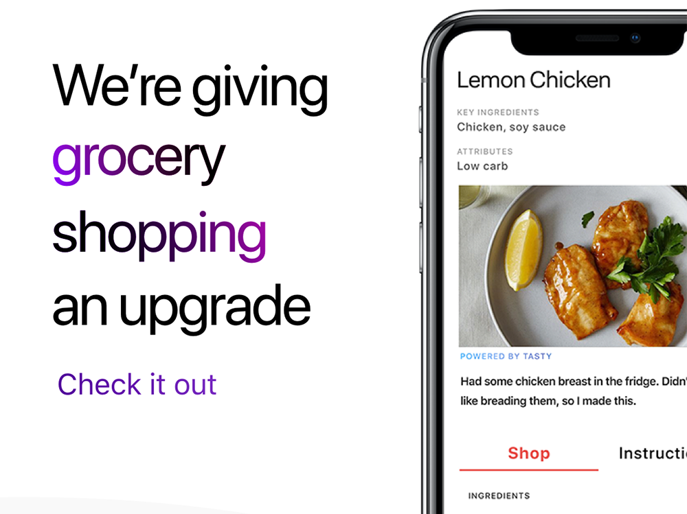 We're giving grocery shopping an upgrade. Check it out.