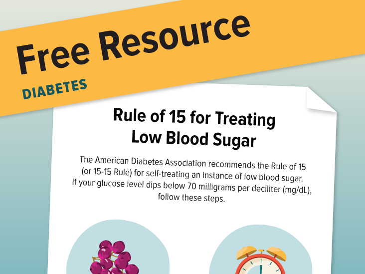 How to Treat Low Blood Sugars