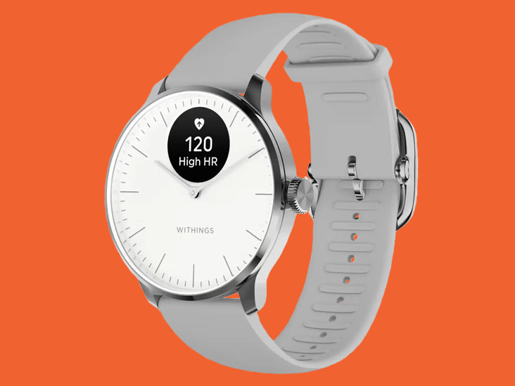 Withings ScanWatch Light, Daily Health Hybrid Smartwatch