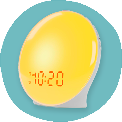 JALL Wake Up Light Sunrise Alarm Clock