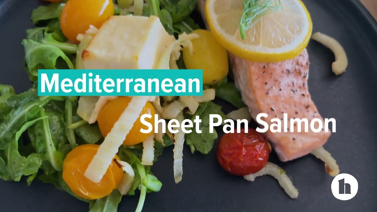 Anti-Inflammatory Mediterranean Diet Sheet Pan Salmon