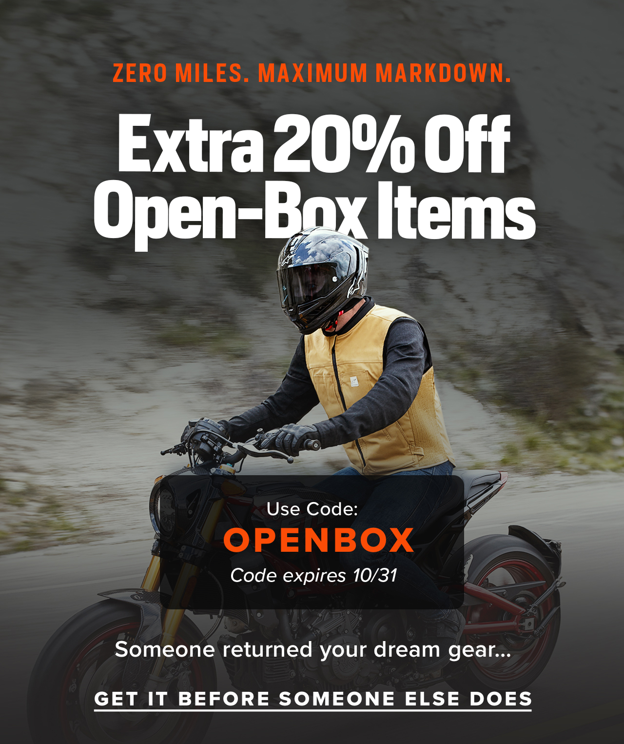 Open Box Gear Extra 20% OFF