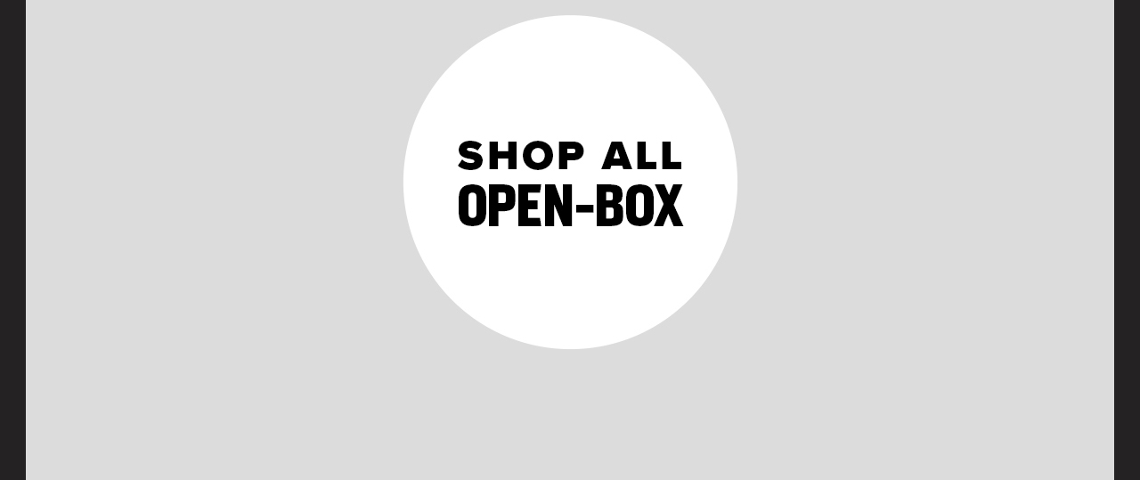Shop All Open Box