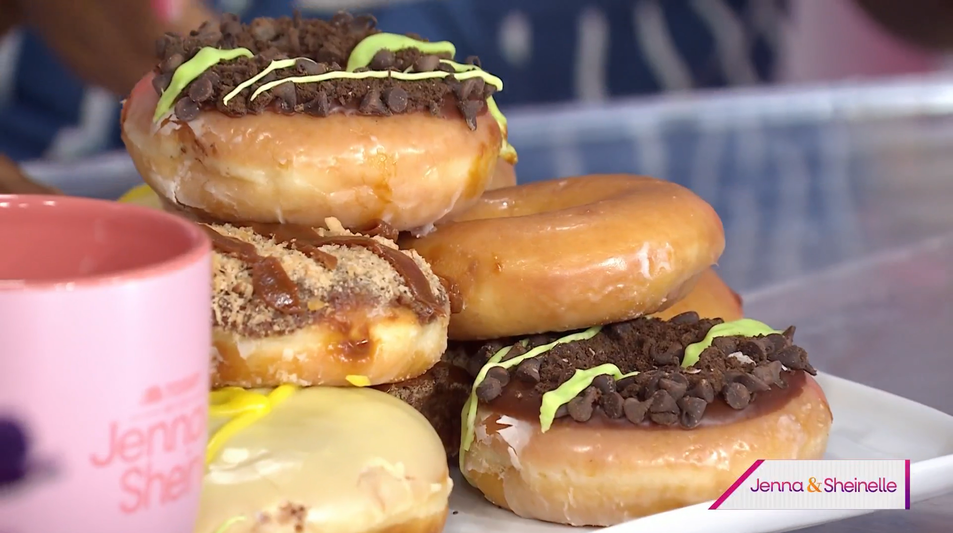 Jenna and Sheinelle Try Krispy Kreme's Girl Scout Doughnuts