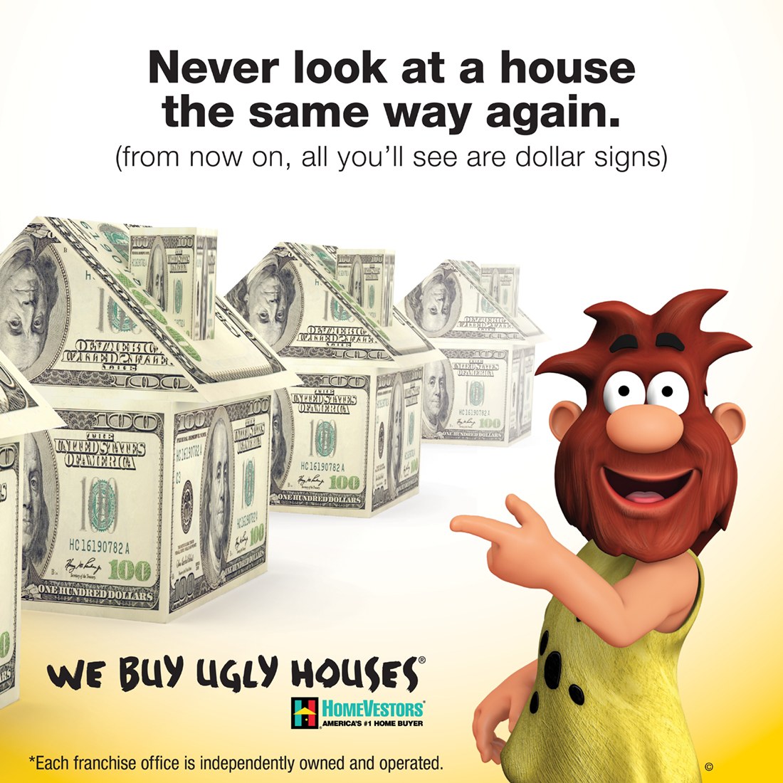 Join America's #1 home buyer, the only national home buying franchise, HomeVestors®