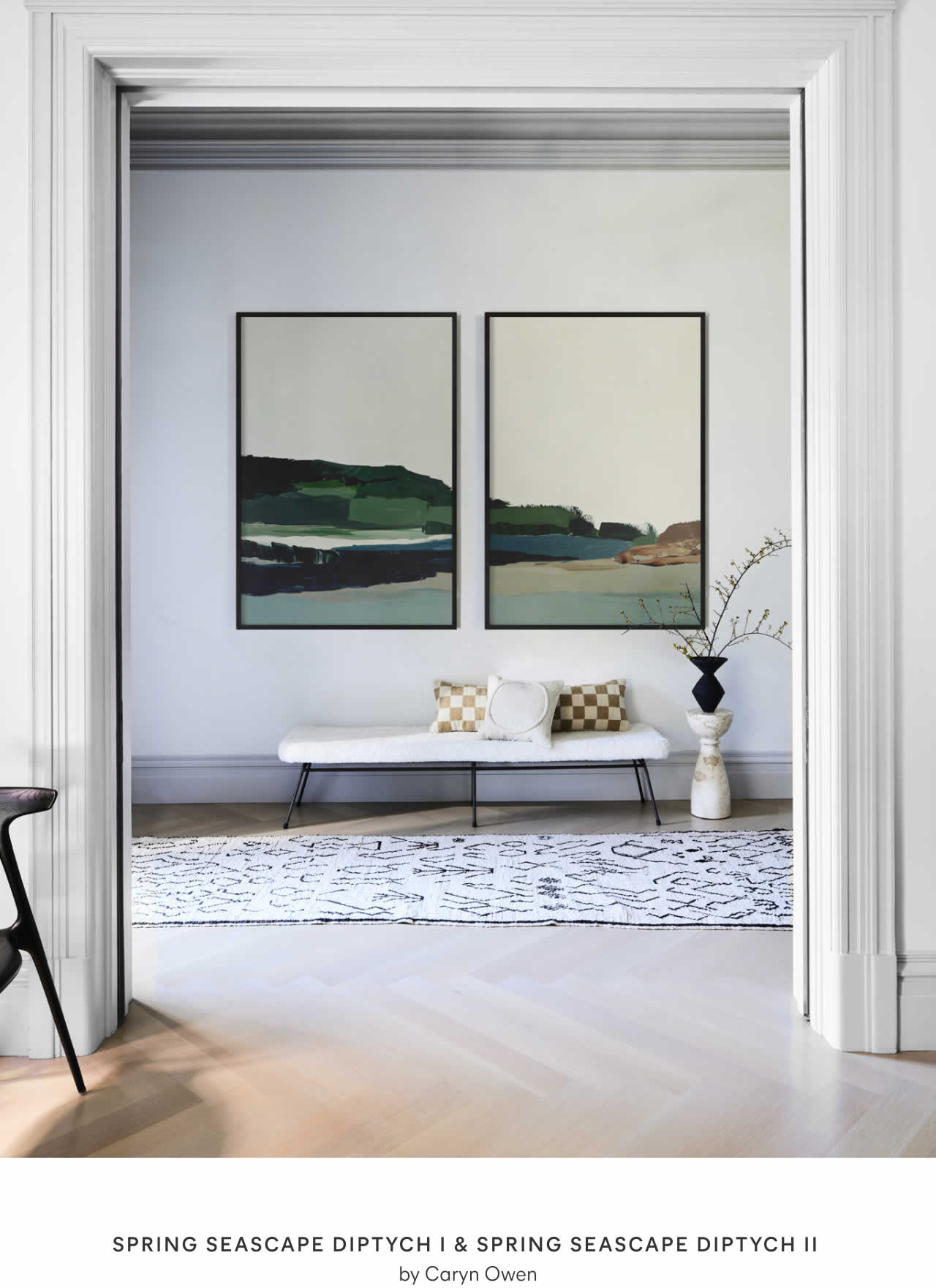 Spring Seascape Diptych I & II