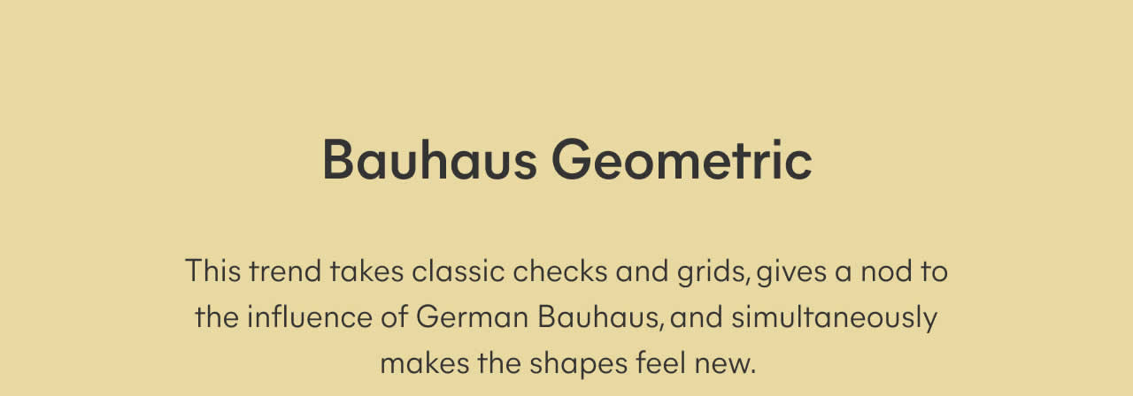 Bauhaus Geometric