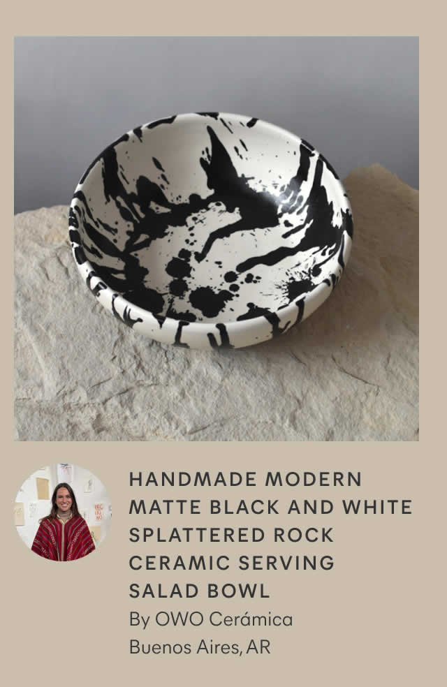 Ceramic Serving Salad Bowl