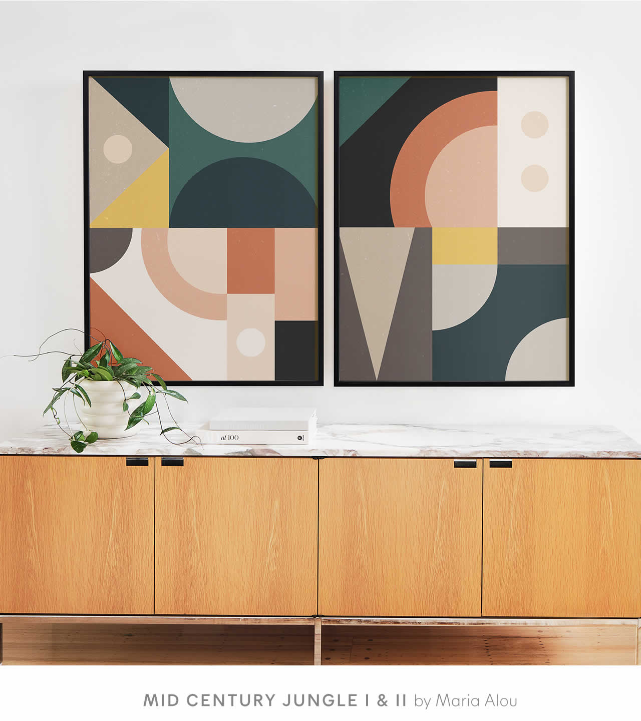 Mid Century Jungle I & II