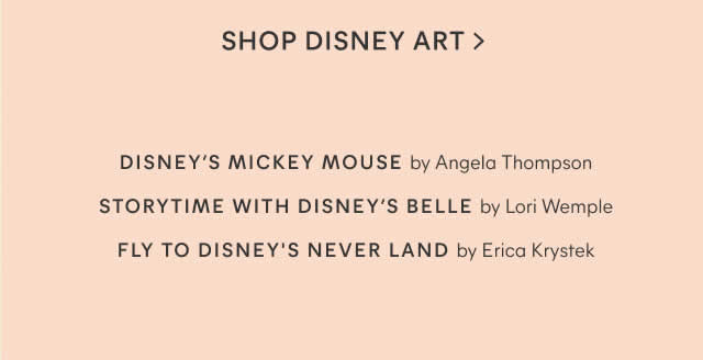 Shop Disney Art