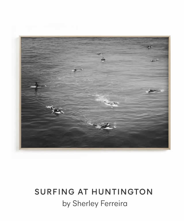 Surfing at Huntington