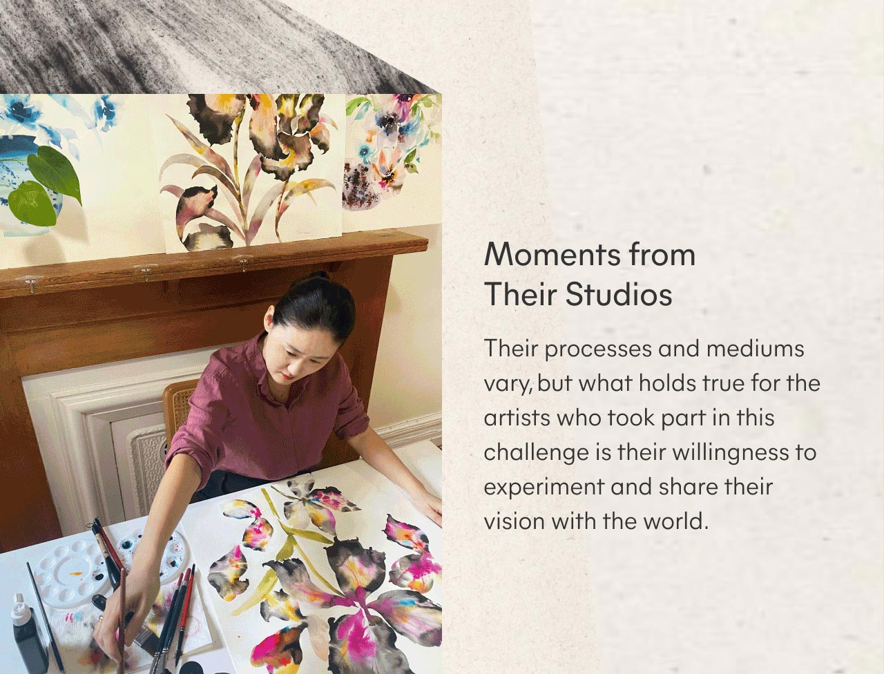 Moments from Their Studios