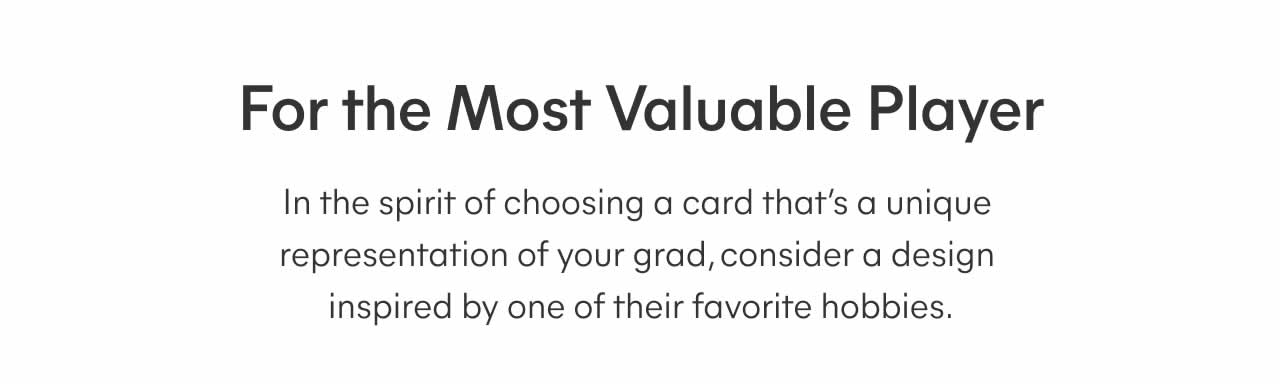 For the Most Valuable Player