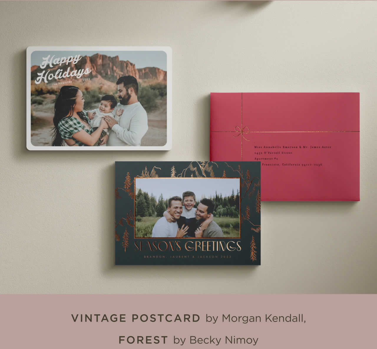 Vintage Postcard Forest