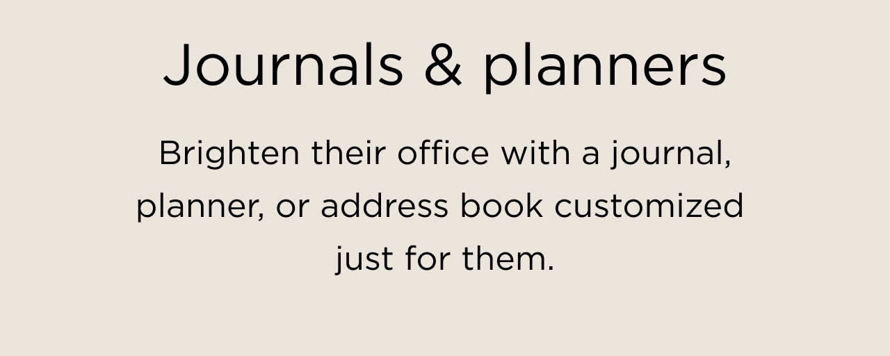 Journals & Planners