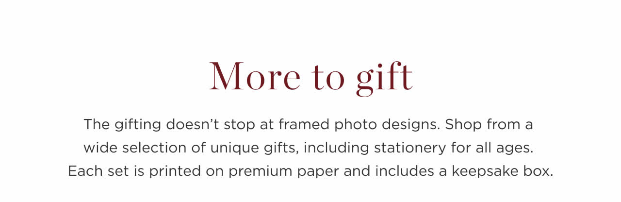 More to Gift