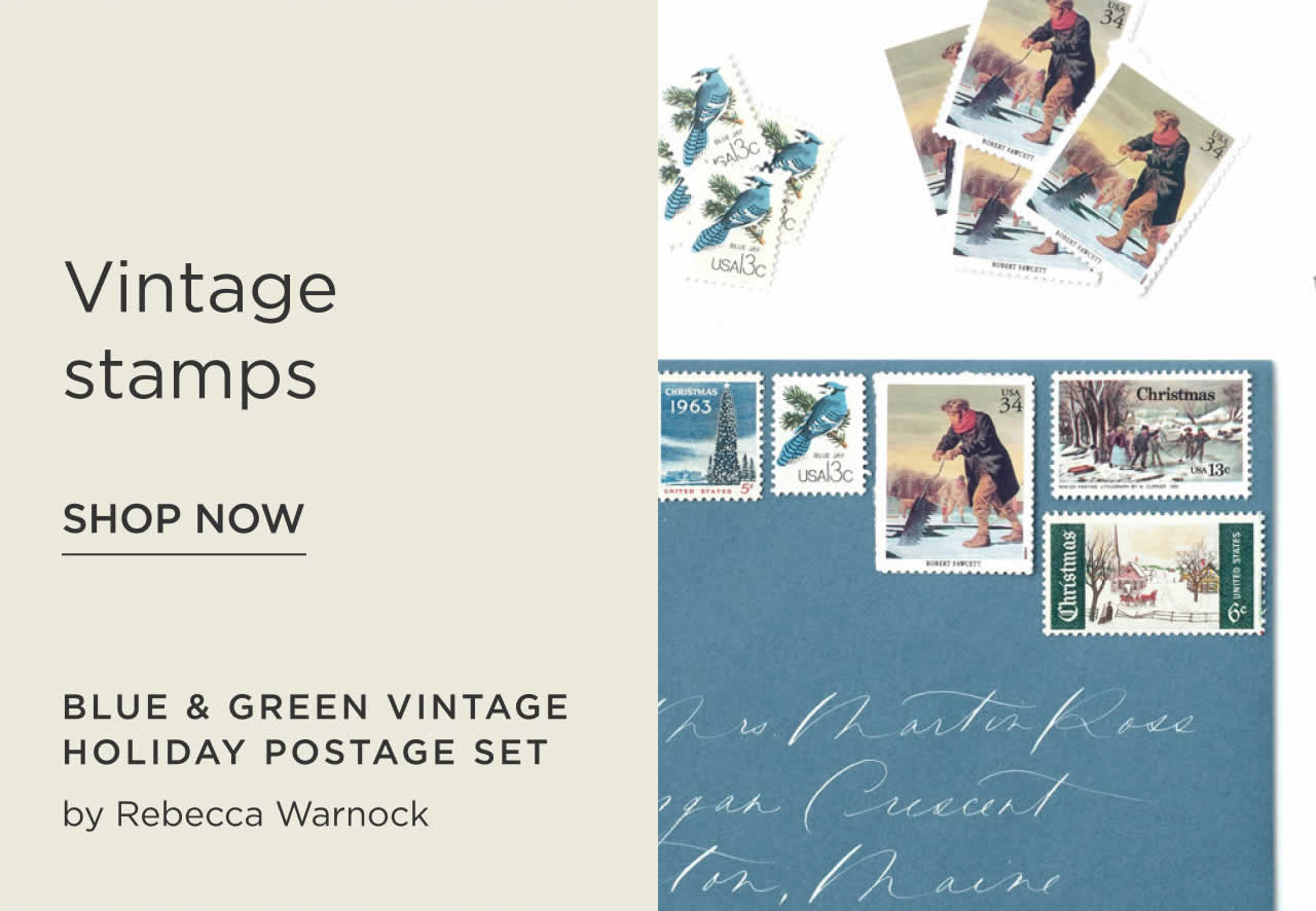 Shop Now(Vintage Stamps)