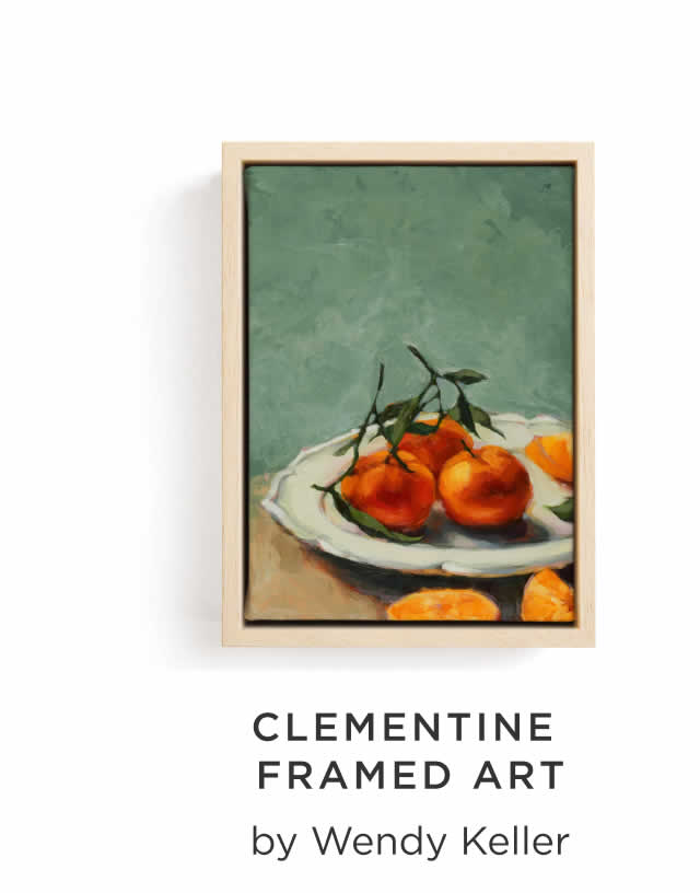 Clementine Framed Art