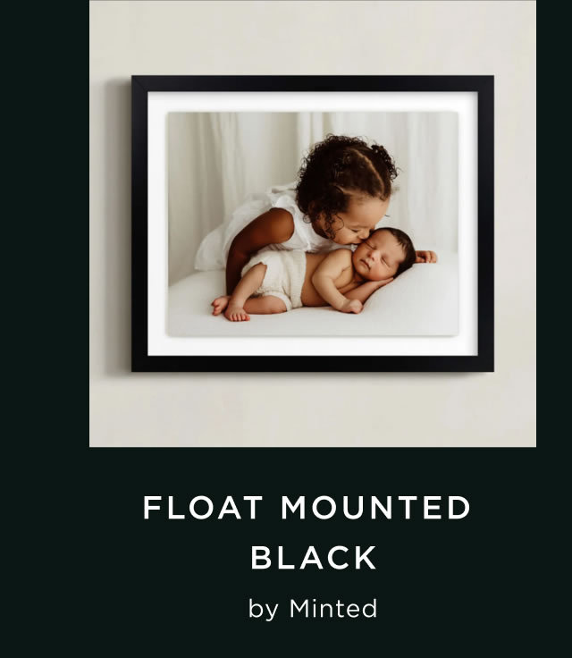 Float Mounted Black