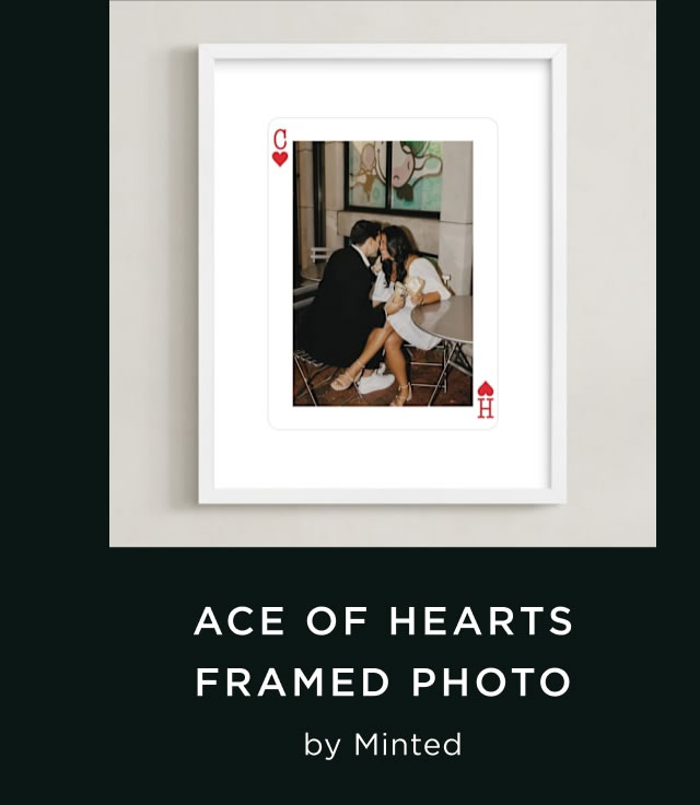 Ace of Hearts Framed Photo