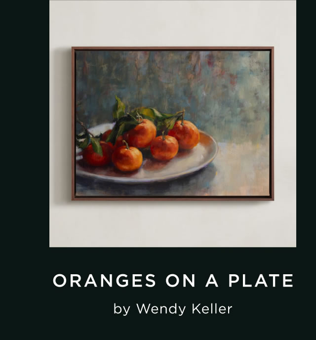 Oranges On A Plate