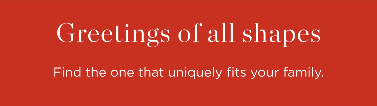 Greetings of All Shapes