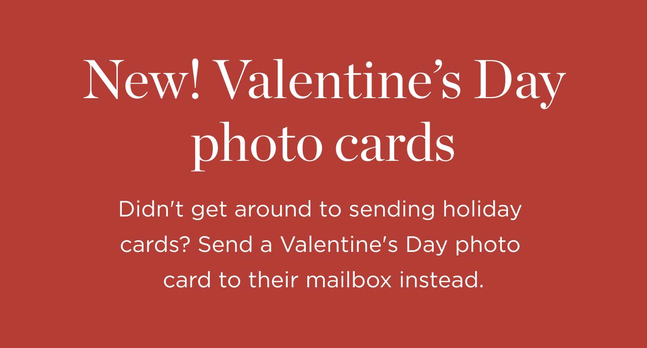 New! Valentine's Day Photo Cards