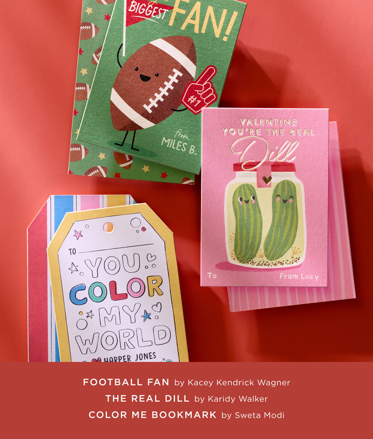 Football Fan, The Real Dill, Color Me Bookmark